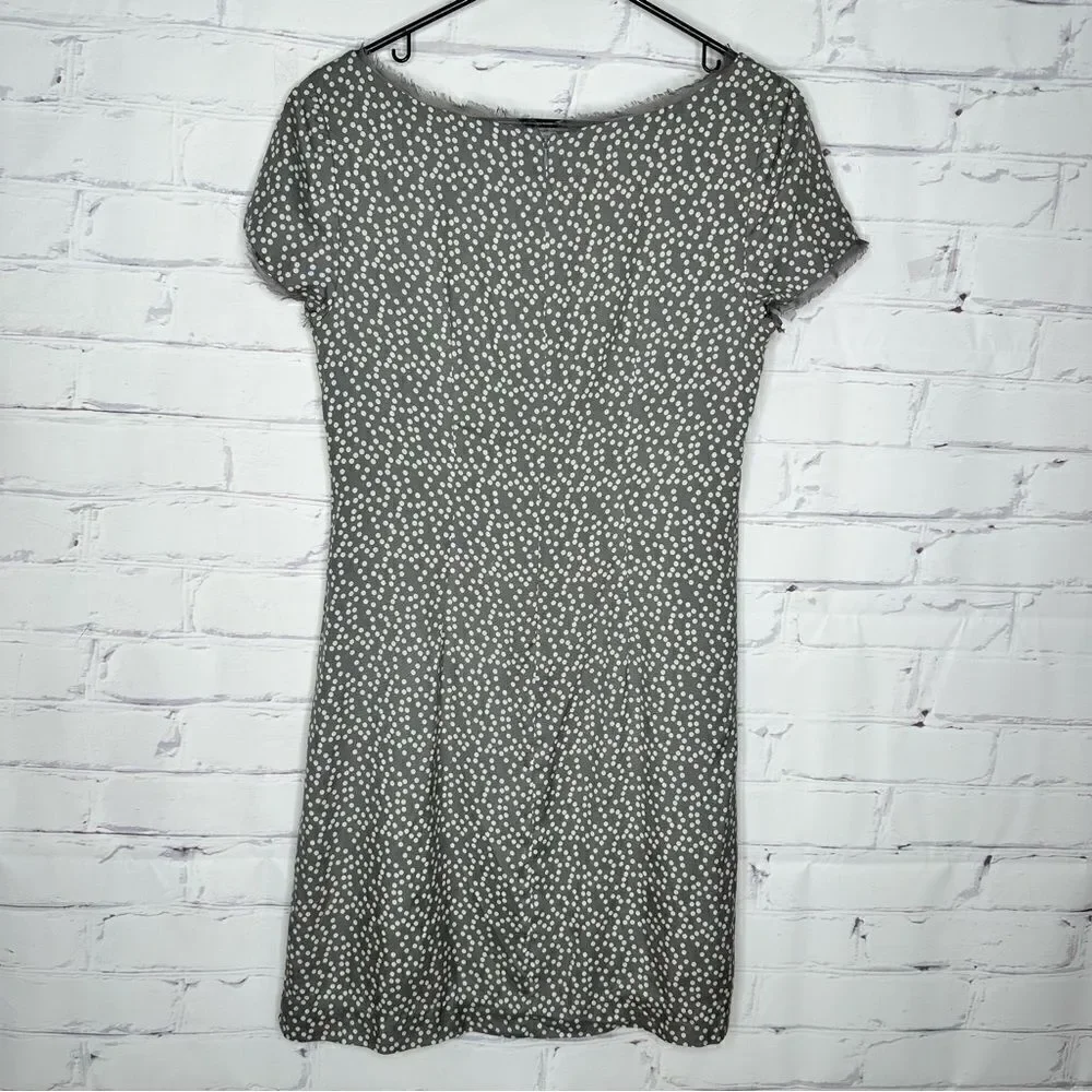 J. Crew size 4 gray silk dress‎